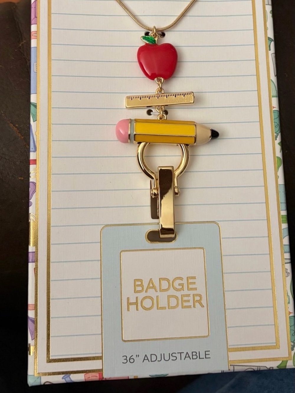 True to Form Teacher Badge Holder